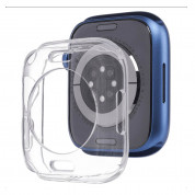 CaseMate Tough Clear Bumper - ксиликонов (TPU) кейс за Apple Watch 7 45мм (прозрачен) 1