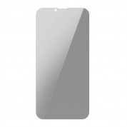 Baseus Full Screen Anti-Spy Privacy Tempered Glass (SGBL020602) - стъклено защитно покритие с определен ъгъл на виждане за целия дисплей на iPhone 13 mini (2 броя) 6