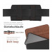 Honju Horizon Smooth Belt Leather Case Universal - кожен (естествена кожа) калъф за iPhone 13 Pro Max, 12 Pro Max и смартофни с размери до 170 x 85 мм (черен) 11