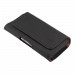 Honju Horizon Smooth Belt Leather Case Universal - кожен (естествена кожа) калъф за iPhone 13 Pro Max, 12 Pro Max и смартофни с размери до 170 x 85 мм (черен) 8