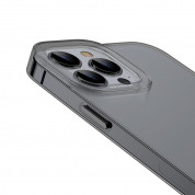 Baseus Simple Case - силиконов (TPU) калъф за iPhone 13 Pro (черен-прозрачен) 5