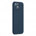Baseus Liquid Silica Gel Case (ARYT000001) - силиконов (TPU) калъф за iPhone 13 (син) 3