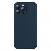 Baseus Liquid Silica Gel Case (ARYT000703) - силиконов (TPU) калъф за iPhone 13 Pro (син)