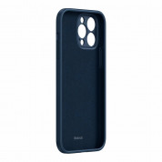 Baseus Liquid Silica Gel Case (ARYT000803) - силиконов (TPU) калъф за iPhone 13 Pro Max (син) 5
