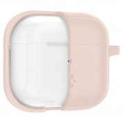 Spigen AirPods 3 Silicone Fit Case - силиконов калъф с карабинер за Apple AirPods 3 (розов) 6