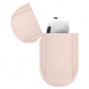 Spigen AirPods 3 Silicone Fit Case - силиконов калъф с карабинер за Apple AirPods 3 (розов) 2
