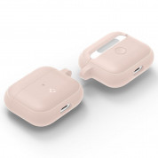 Spigen AirPods 3 Silicone Fit Case - силиконов калъф с карабинер за Apple AirPods 3 (розов) 7