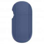 Spigen AirPods 3 Silicone Fit Case - силиконов калъф с карабинер за Apple AirPods 3 (тъмносин) 3