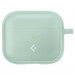 Spigen AirPods 3 Silicone Fit Case - силиконов калъф с карабинер за Apple AirPods 3 (зелен) 4