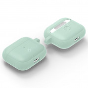 Spigen AirPods 3 Silicone Fit Case - силиконов калъф с карабинер за Apple AirPods 3 (зелен) 7