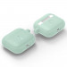 Spigen AirPods 3 Silicone Fit Case - силиконов калъф с карабинер за Apple AirPods 3 (зелен) 8