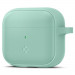 Spigen AirPods 3 Silicone Fit Case - силиконов калъф с карабинер за Apple AirPods 3 (зелен) 2