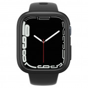 Spigen Thin Fit Case - качествен твърд кейс за Apple Watch 7 41мм (черен) 5