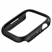 Spigen Thin Fit Case - качествен твърд кейс за Apple Watch 7 41мм (черен) 7