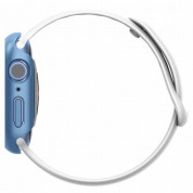 Spigen Thin Fit Case - качествен твърд кейс за Apple Watch 7 41мм (син) 3