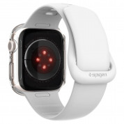 Spigen Thin Fit Case - качествен твърд кейс за Apple Watch 7 41мм (прозрачен) 2
