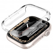 Spigen Thin Fit Case - качествен твърд кейс за Apple Watch 7 41мм (прозрачен) 6