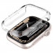 Spigen Thin Fit Case - качествен твърд кейс за Apple Watch 7 41мм (прозрачен) 7