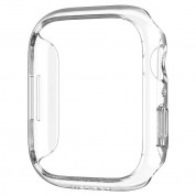 Spigen Thin Fit Case - качествен твърд кейс за Apple Watch 7 41мм (прозрачен) 1