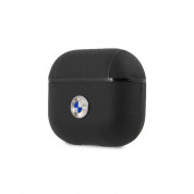 BMW Signature Leather Case - кожен кейс (естествена кожа) за Apple Airpods 3 (черен)