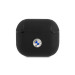 BMW Signature Leather Case - кожен кейс (естествена кожа) за Apple Airpods 3 (черен) 2