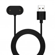Tactical USB Charging Cable for Amazfit GTR3, GTR3 Pro, GTS3 (100 cm) (black)