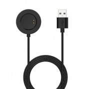 Tactical USB Charging Cable - магнитен кабел за Realme Watch 2, Watch 2 Pro (100 см) (черен)