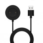 Tactical USB Charging Cable - магнитен кабел за Realme Watch S (100 см) (черен)
