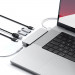 Satechi USB-C Pro Hub Mini - мултифункционален хъб за свързване на допълнителна периферия за MacBook Pro (сребрист) 3