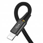 Baseus Fast 4-in-1 Charging Data Cable (CA1T4-A01) - универсален USB-A кабел с microUSB, 2xLightning и USB-C конектори (120 см) (черен) 2