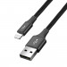 Baseus Fast 4-in-1 Charging Data Cable (CA1T4-A01) - универсален USB-A кабел с microUSB, 2xLightning и USB-C конектори (120 см) (черен) 4