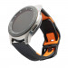Urban Armor Gear Civilian Strap - изключително здрава силиконова каишка за Samsung Galaxy Watch и други часовници (22мм) (черен-оранжев) 1