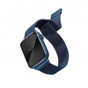 Uniq Dante Milanese Magnetic Stainless Steel Band for Apple Watch 42mm, 44mm, 45mm, Ultra 49mm (cobalt blue)
