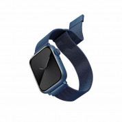 Uniq Dante Milanese Magnetic Stainless Steel Band for Apple Watch 38mm, 40mm, 41mm (cobalt blue)