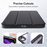 ESR Rebound Hybrid Protection Case - полиуретанов калъф с поставка за iPad mini 6 (2021) (черен-прозрачен) 3