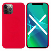JC Silicone Case - силиконов (TPU) калъф за iPhone 13 Pro Max (червен)