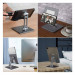 Tech-Protect Z11 Folding Aluminum Desktop Stand - сгъваема алуминиева поставка за мобилни телефони и таблети до 13 инча (сив) 5