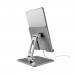 Tech-Protect Z11 Folding Aluminum Desktop Stand - сгъваема алуминиева поставка за мобилни телефони и таблети до 13 инча (сив) 2