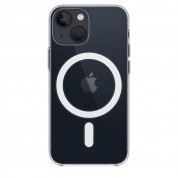 JC MagSafe Clear Case - хибриден удароустойчив кейс с MagSafe за iPhone 13 mini (прозрачен) 