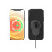 JC MagSafe Wireless Car Charger Vent 15W - поставка за радиатора на кола с безжично зареждане за iPhone с MagSafe и Qi съвместими мобилни устройства (черен) 4