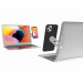 JC Magnetic Laptop Expand Aluminum Stand - сгъваема алуминиева поставка за мобилни телефони, закрепяща се към вашия лаптоп (сив) 1