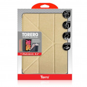 Torrii Torero Case - полиуретанов кейс и поставка с отделение за Apple Pencil за iPad mini 6 (2021) (кафяв) 9