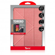 Torrii Torero Case - полиуретанов кейс и поставка с отделение за Apple Pencil за iPad mini 6 (2021) (розов) 9