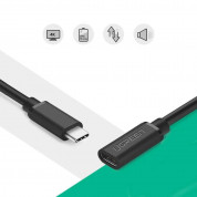 Ugreen USB-C Extension Cable - удължителен USB-C кабел (50 см) (черен) 2