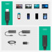 Ugreen USB-C Extension Cable - удължителен USB-C кабел (50 см) (черен) 6