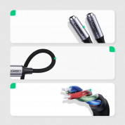 Ugreen Audio Splitter USB-C to 2x 3.5mm Cable - аудио разклонител (сплитер) за мобилни устройства с USB-C (27.5 см) (черен) 2