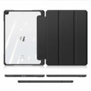 DUX DUCIS Toby Tablet Case - хибриден удароустойчив кейс с отделение за Apple Pencil за iPad 6 (2018), iPad 5 (2017) (черен) 2