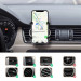 Ugreen Gravity Drive Car Vent Mount - поставка за радиатора на кола за смартфони с ширина от 65 до 80 мм (черна) 6