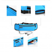 Ugreen Ultimate Reflective Stripe Running Belt - универсален спортен калъф за кръста за смартфони (черен) 4
