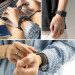 Ringke Rubber One Silicone Band - силиконова каишка за Apple Watch 42мм, 44мм, 45мм, Ultra 49мм (черен) 6